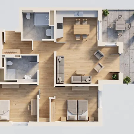 Apartament An Der Haffkueste Klippenblick *